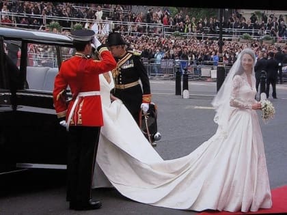 Kate Middleton w sukni ślubnej