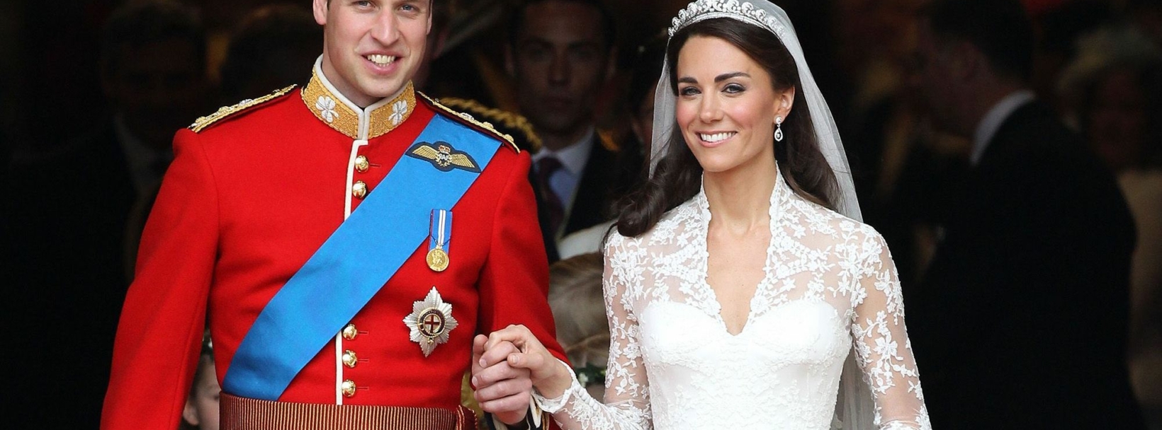 Kate Middleton i Wiliam w dniu ślubu