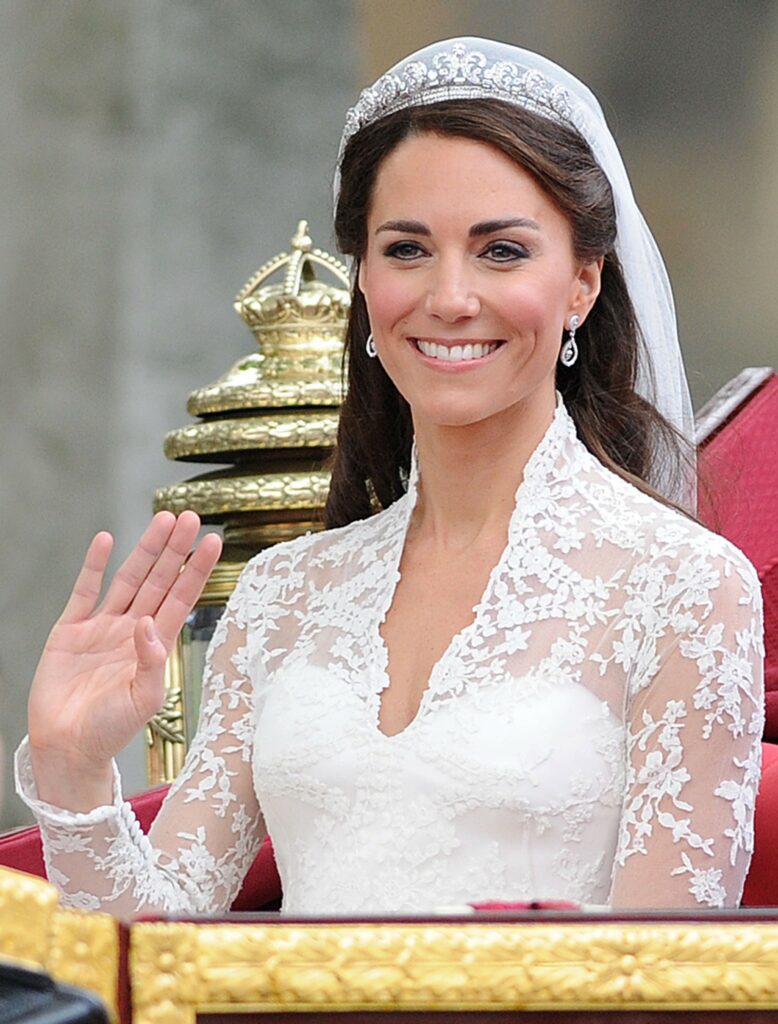 księżna Kate w dniu ślubu