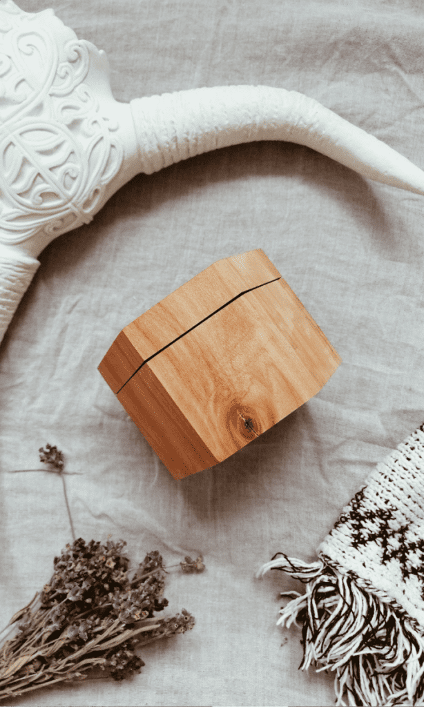 Drewniane pudełko rustykalne