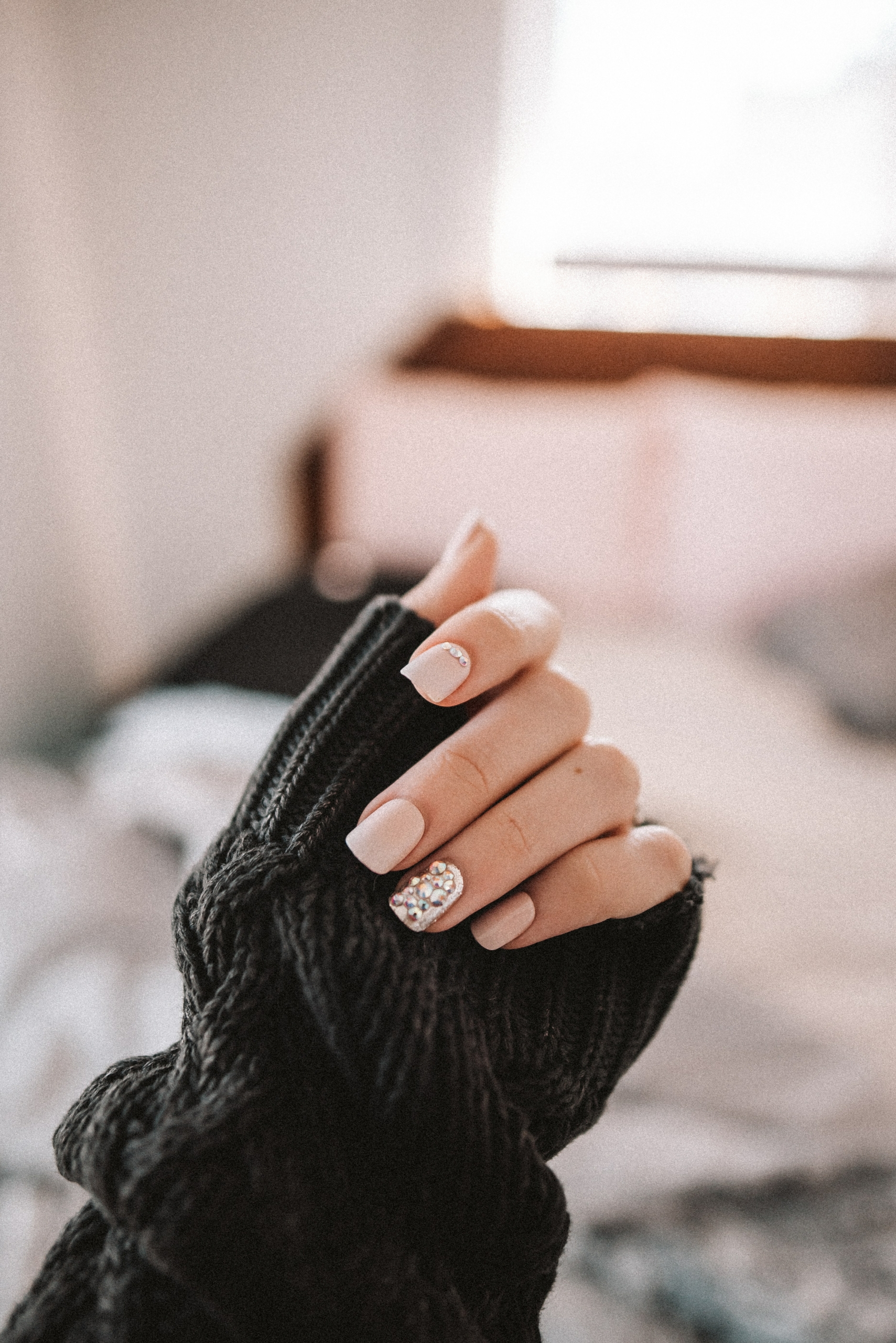 Zimowy manicure