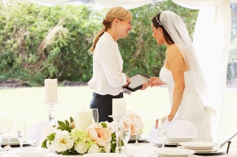 Wedding planerka na weselu