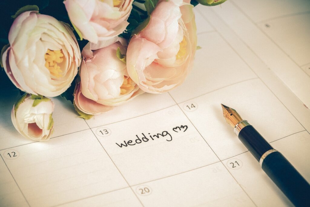 kalendarz ślubny