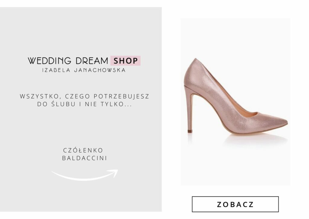 buty różowe na ślub