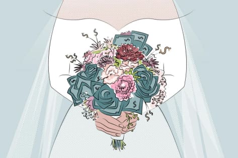 bukiet ślubny wedding dream