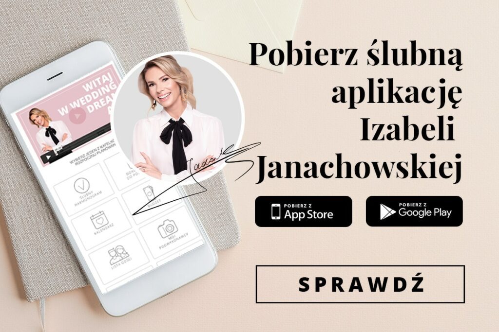 aplikacja ślubna Izabela Janachowska