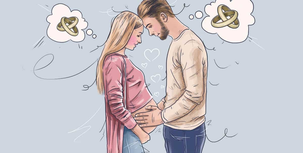 Nieplanowana ciąża – czy to wystarczający powód do ślubu? 98022