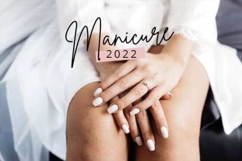 manicure ślubny 2022