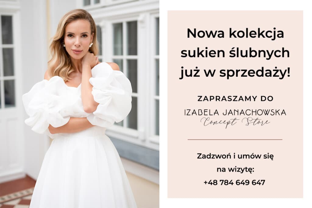 nowa kolekcja sukni ślubnych 2023 izabela janachowska