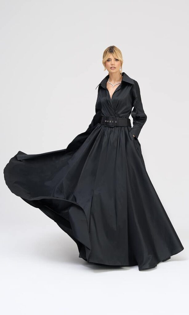 czarna suknia