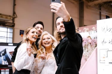 Targi Ślubne w Poznaniu. Spotkanie z Izabelą Janachowską i spektakularna metamorfoza panny młodej skradły show! 119084