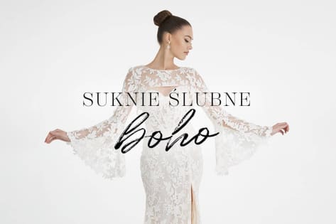suknie ślubne boho