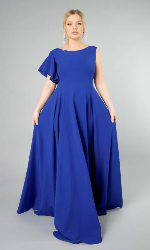 sukienka w kolorze royal blue