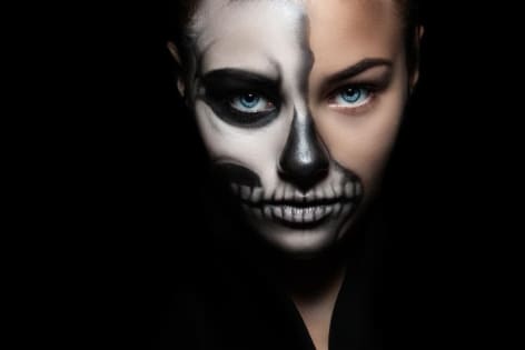 makijaż na halloween