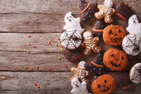 słodycze na halloween
