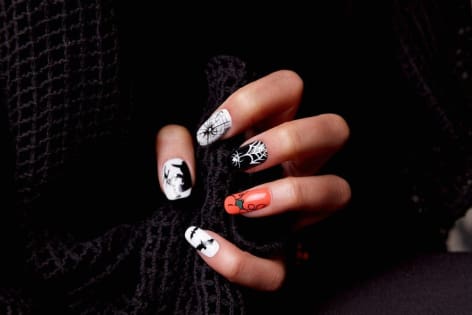 paznokcie halloween