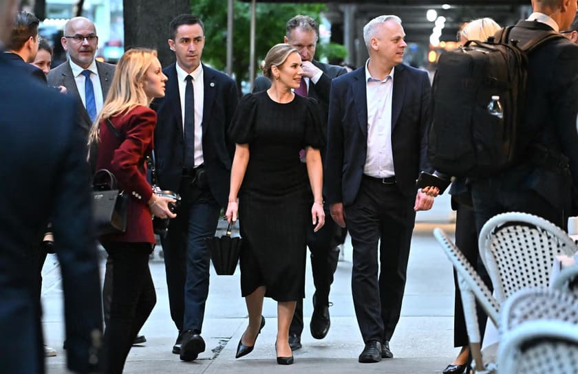 Marta Nawrocka w Nowym Jorku